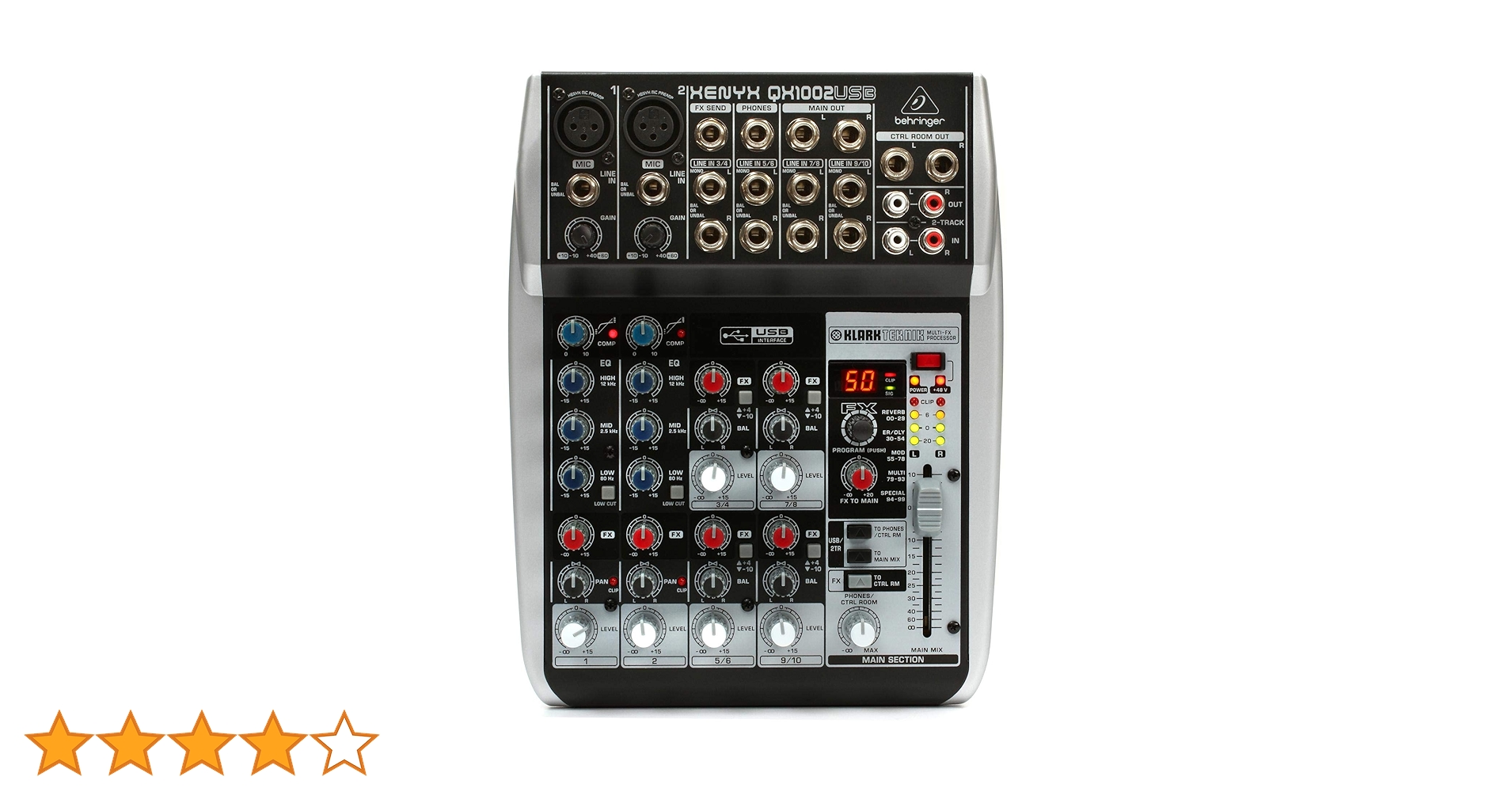 Amazon.co.jp: BEHRINGER ベリンガー QX1002USB ミキサー : 楽器